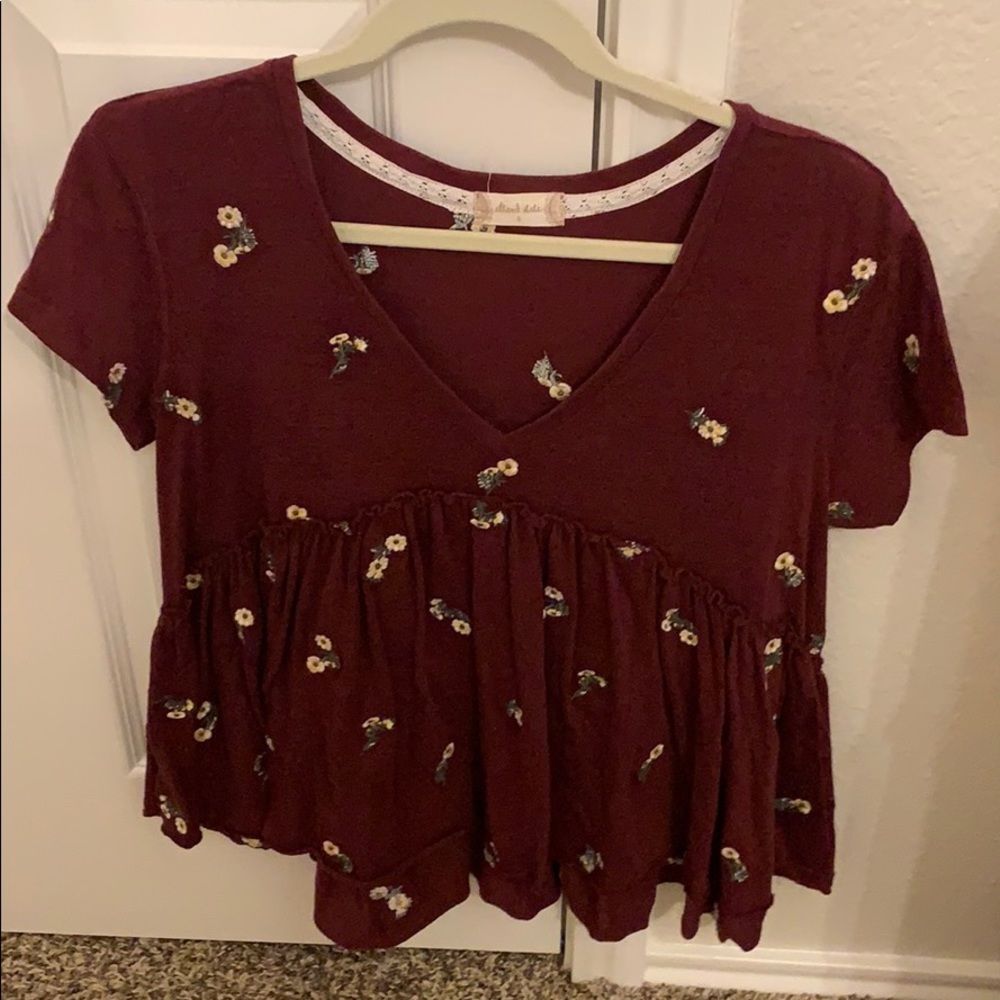 Altered state maroon top!